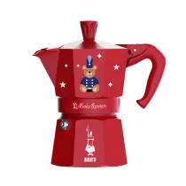 Bialetti Kawiarka Moka Express Joyful Christmas 3tz czerwona 130 ml