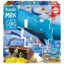 Puzzle XL 28 el. Podwodne zwierzta Educa