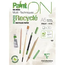 Clairefontaine Blok A5 papier z recyklingu 250g 30ark
