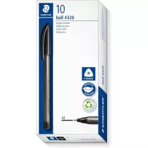 Staedtler Dugopis jednorazowy trjktny czarny 10 szt.
