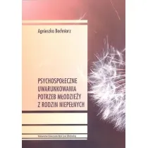 Psychospo�eczne uwarunkowania potrzeb m�odzie�y z rodzin niepe�nych
