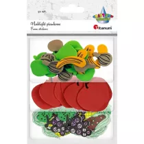 Titanum Naklejki piankowe owoce, warzywa mix 51 szt.