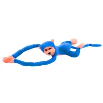 Ma�pka pluszowa z d�wi�kiem niebieska 80cm LeanToys