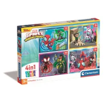Puzzle 4w1 - SuperColor. Spidey (12+16+20+24 el.) Clementoni