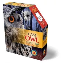 Puzzle konturowe 550 el. I am - Sowa Madd Capp