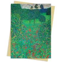 Flame Tree Karnet B6 Pole mak�w Gustav Klimt