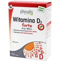 Physalis Witamina D3 forte Suplement diety 100 kaps.