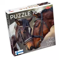 Puzzle 100 el. Zakochane konie Tactic
