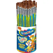 St. Majewski P�dzelki do farb i kleju Bambino w kubku 40 szt.