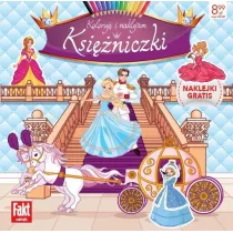 Ksi�niczki. Koloruj� i naklejam