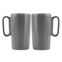 Vialli Design Kubki ceramiczne z uszkiem Fuori 30077 2 x 330 ml