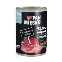Pan Misko Karma mokra dla psa Wieprzowina z dzikiem (dorosy) 400 g