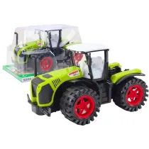 Taktor farmerski du�y zielony LeanToys
