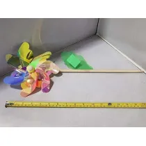Wiatrak kwiatek 32cm MIX Adar