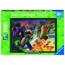 Puzzle XXL 100 el. Monster Minecraft 133338 Ravensburger