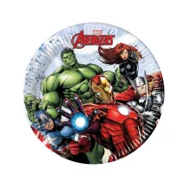 Procos Talerzyki papierowe Avengers 20cm 8 szt.