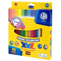 Astra Kredki owkowe hexagonalne 48 szt.
