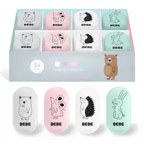 Interdruk Gumka do cierania Pastel BEBE Friends