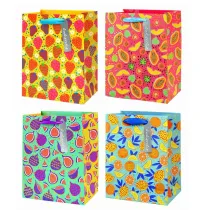 Kukartka Torebka QL owoce (32,3x26x12,5cm) mix