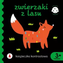 Ksieczka kontrastowa. Zwierzaki z lasu