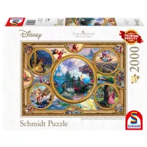 Puzzle PQ 2000 el. Bohaterowie bajek Disneya Schmidt
