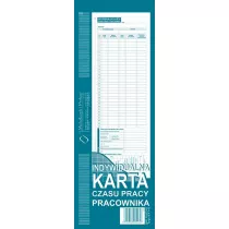 Michalczyk i Prokop Indywidualna karta czasu pracy pracownika 531-0