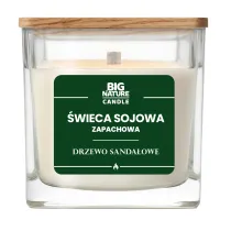 Big Nature wieca sojowa o zapachu Drzewo sandaowe 220 g