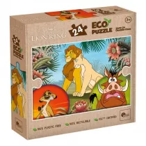 Puzzle 24 Krl lew Eko dwustronne Lisciani