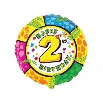 Flexmetal Balon foliowy Happy Birthday - 2 48cm