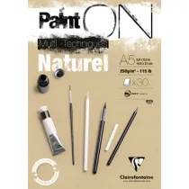 Clairefontaine Szkicownik Paint On Natural A5 250 gsm 30 kartek