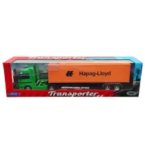 WELLY Truck z przyczep 1:32 Mercedes Benz Actros K LINE