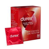 Durex Feel Thin Ultra prezerwatywy o cienkiej konstrukcji 30 szt.