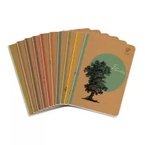 Elanders Zeszyt A5 80K By Nature Forrest inspired by Japan linia 80 kartek 10 szt.