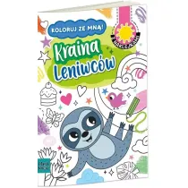 Kolorowanka a4 koloruj ze mn� - kraina leniwc�w