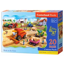 Puzzle maxi 20 el. Praca na farmie Castorland