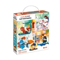 Puzzle CzuCzu Co robi weterynarz 4+ Bright Junior Media