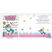 Stamp Karnet Young B6 + koperta wz�r nr 30 Urodziny