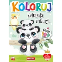 Zwierz�ta w d�ungli. Koloruj