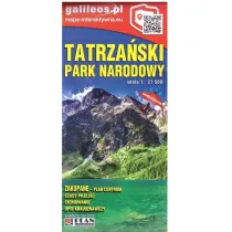 Mapa turystyczna Tatrza�ski Park Narodowy 1:27 500