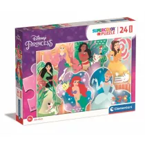 Puzzle maxi 24 el. Supercolor. Princess Clementoni