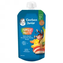 Gerber Junior Deserek jabko banan brzoskwinia morela mango powyej 1+ roku 110 g