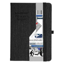 Kalendarz pedagoga 2026/2027 Salsa B6 tygodniowy czarny