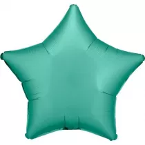 Amscan Balon foliowy Lustre Jade Green gwiazda luzem 48cm
