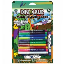 Ksieczka z magicznymi mazakami Dinozaury