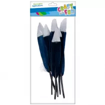 Craft with Fun Pi�rka dekoracyjne czarne 6 szt.