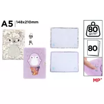 Mp Main Paper Notes A5/80K pluszowy z k��dk� Frosty MIX