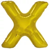 Amscan Balon foliowy litera X z�ota 81x86cm