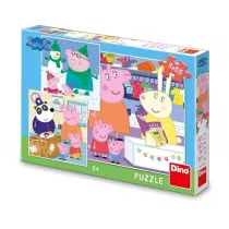 Puzzle winka Peppa 3x55el Dino Toys