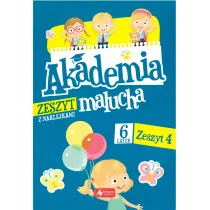 Akademia malucha dla 6-latka. Zeszyt 4. Niebieski