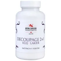 Koh-I-Noor Klej 2w1 z lakierem do decoupage poysk 200ml